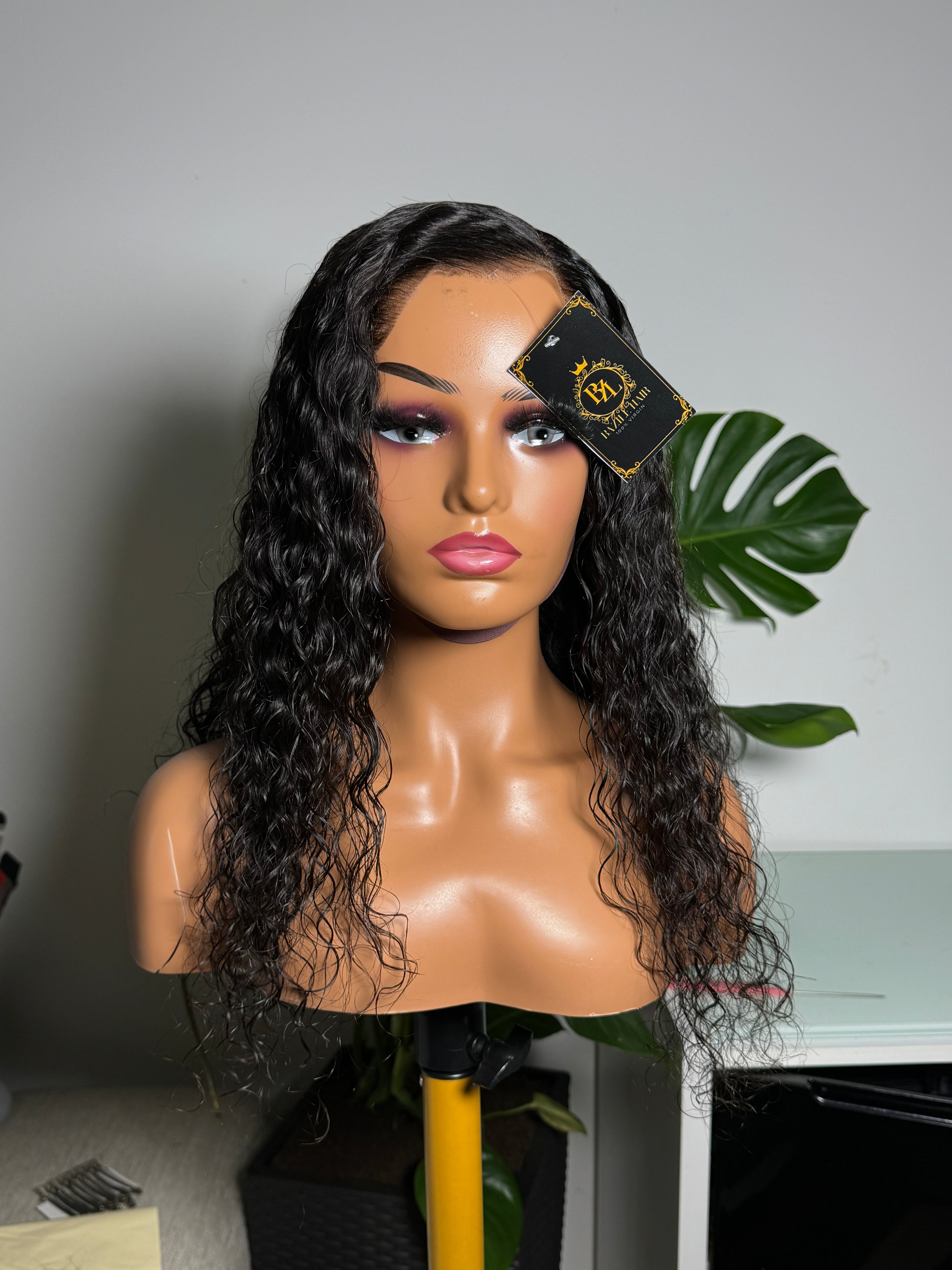 Glueless wig hd lace Aqua wave