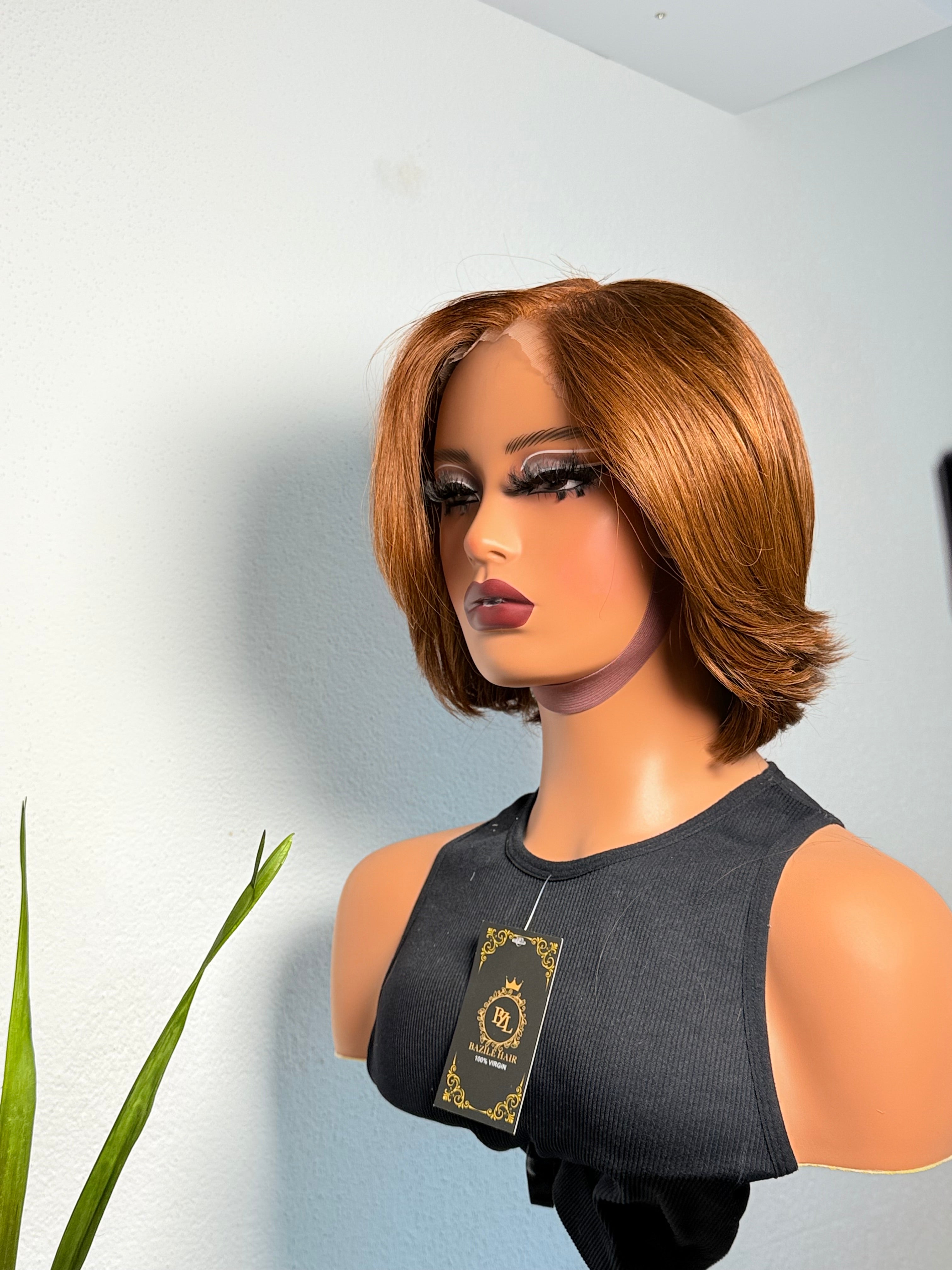HD transparent lace frontal Hazel chic bob