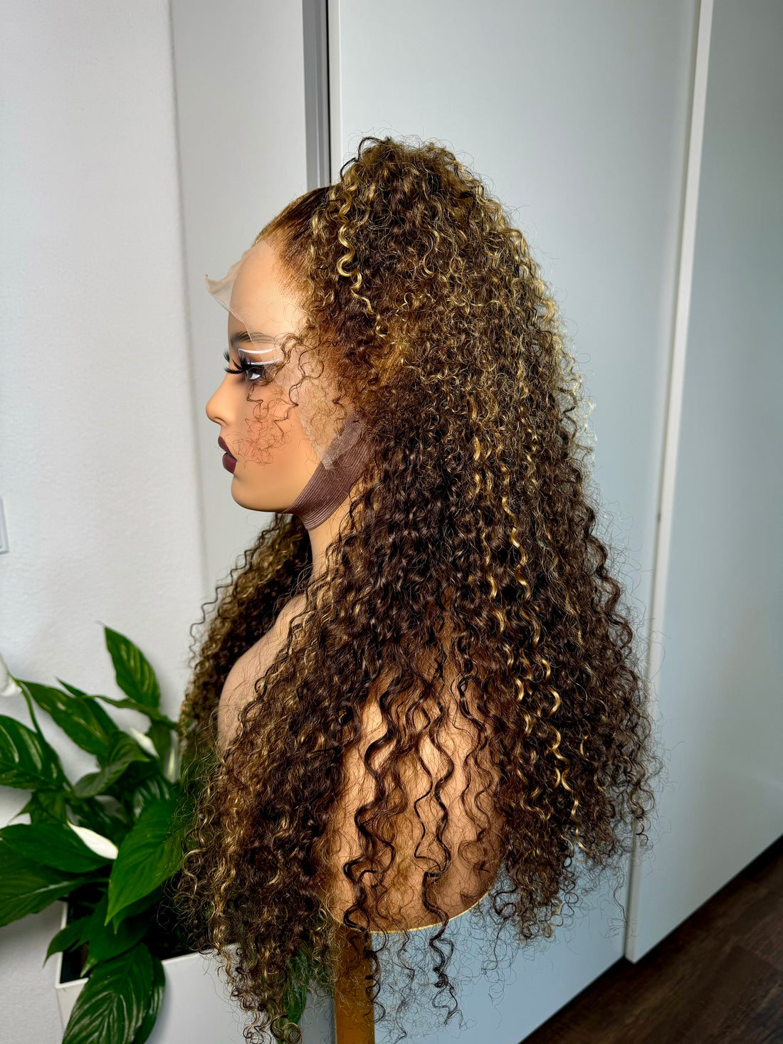 Noemie highlights kinky curly 13x4 lace front